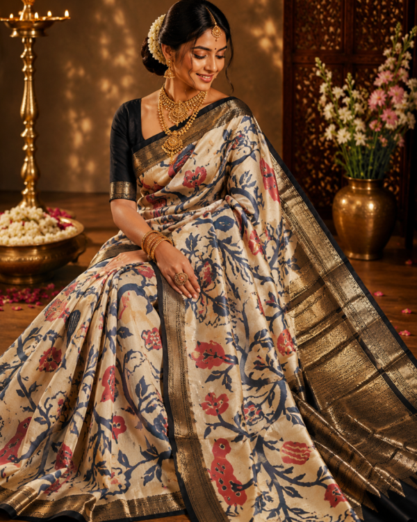 Exclusive saree and colour combo