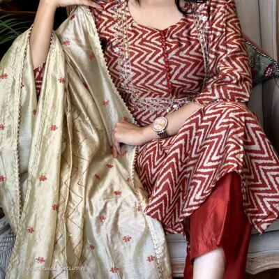 Pure modal silk kurti