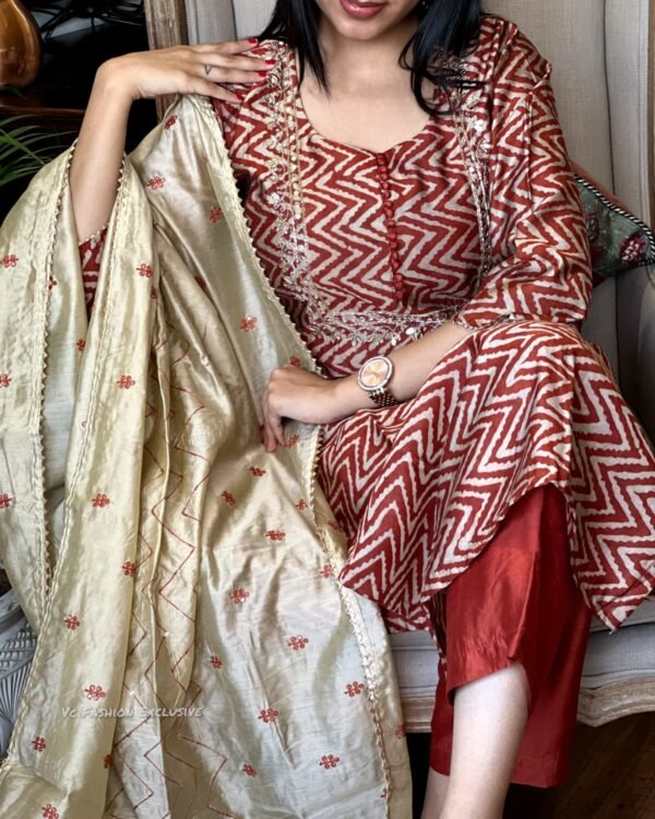 Pure modal silk kurti
