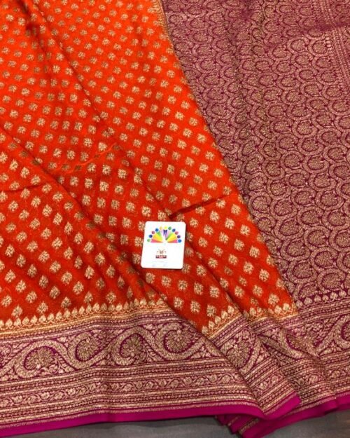 Banaras Handloom Georgette Saree