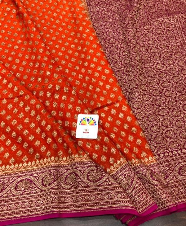 Banaras Handloom Georgette Saree