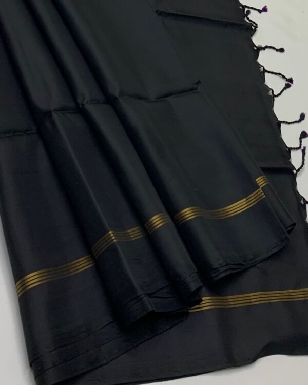 Pure plain soft silk sarees