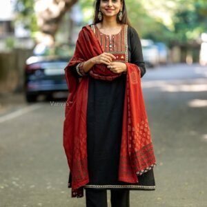 Handloom cotton kurta set