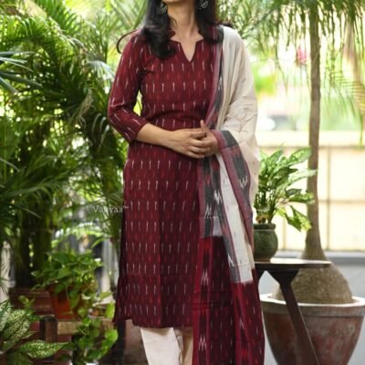 Pure Handloom ikkath pochampally