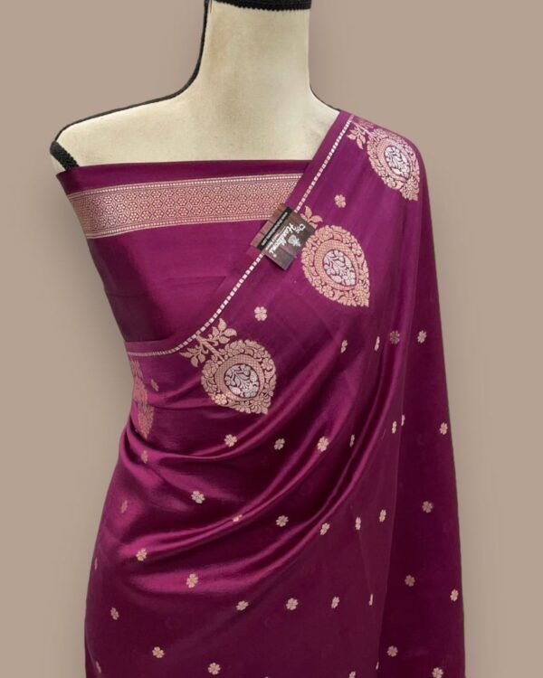 Banarasi Semi Kataan Daybal Soft Silk Saree