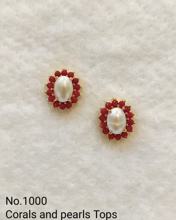 Pearl Ear Tops Stud Earring