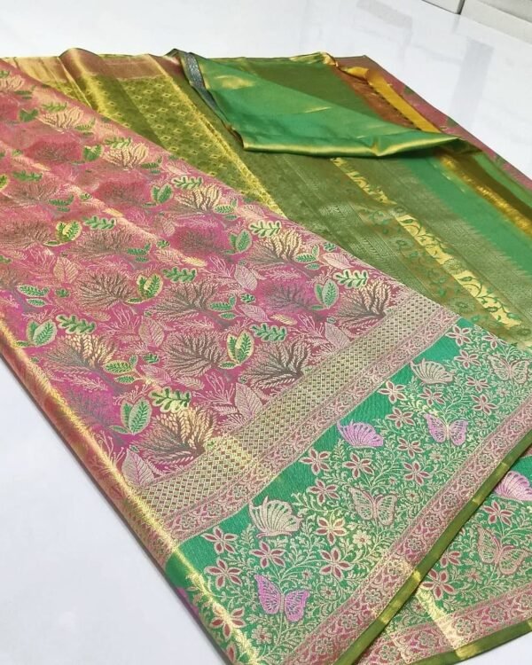 Exclusive wedding collection pure kanchipattu resham