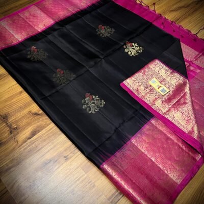 Pure Kanchipuram silk Handloom weaving