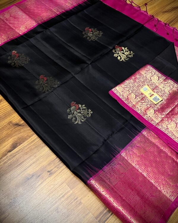 Pure Kanchipuram silk Handloom weaving