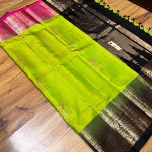 Traditional elegant Kanchipuram pure silk saree