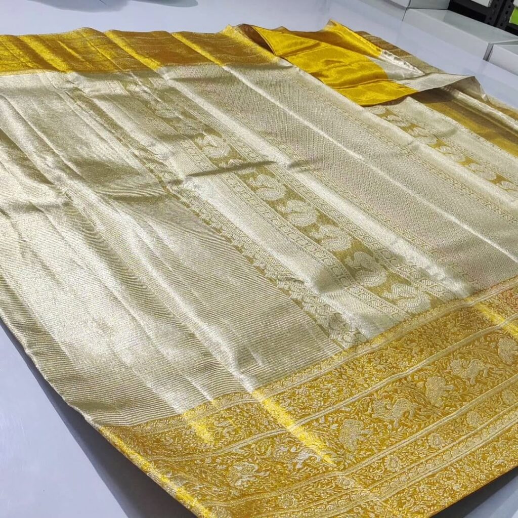 Kanchipuram Pure Tissue Silk Saree