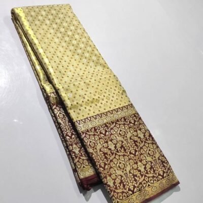 Bridal wear pure kanchipuram tissue