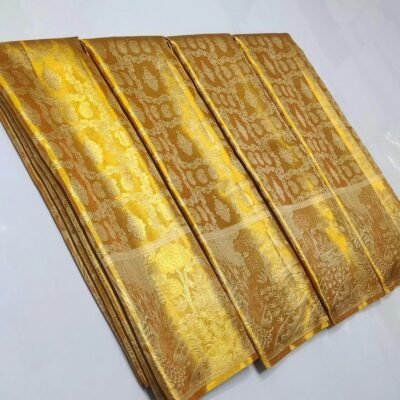 Exclusive wedding collection pure kanchipattu tissue