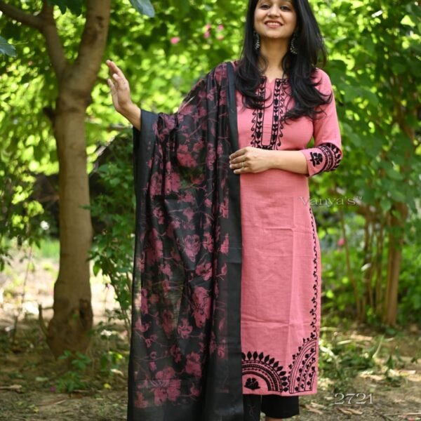 Handloom cotton kurta pant