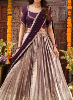 Rich Wine Lehenga Set
