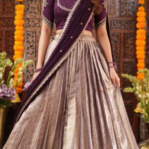 Rich Wine Lehenga Set