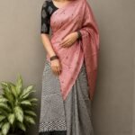 Exclusive hand paint zari border pure handloom tussar saree