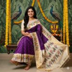 Ikkat silk sarees
