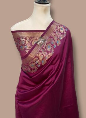 New Banarasi Semi Raw Mango Katan Silk