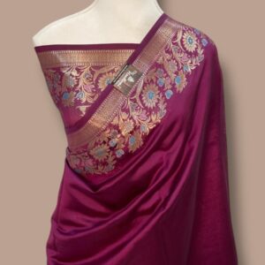 New Banarasi Semi Raw Mango Katan Silk