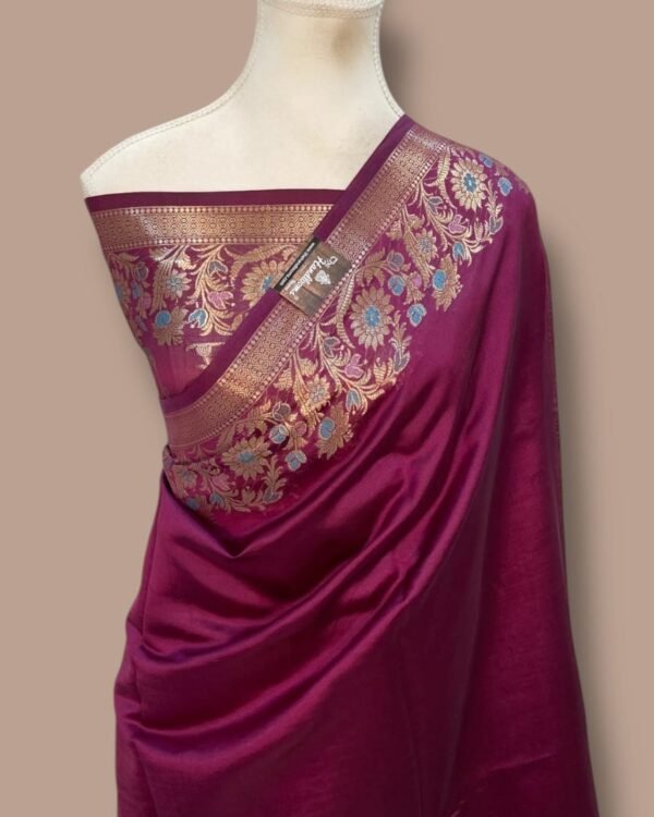 New Banarasi Semi Raw Mango Katan Silk