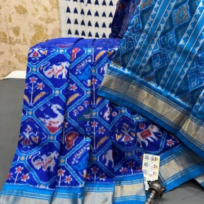 Ikkat silk sarees