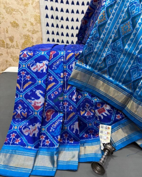 Ikkat silk sarees