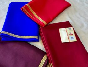 Exclusive Pure crepe Mysore silk sarees