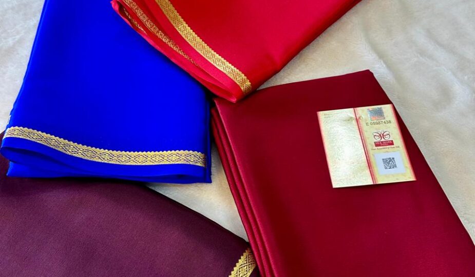 Pure Mysore silk sarees 9 Exclusive Pure crepe Mysore silk sarees