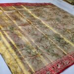 Pure kanchipattu tissue edge to edge 1g meenakari 5d designs2