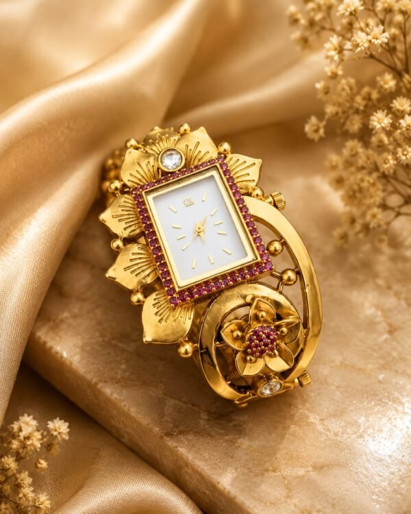 Simple Brass High Gold Watch