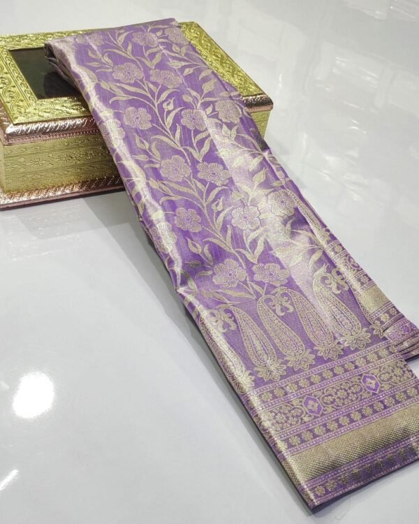 Special Pure kanchi pattu tissue floral