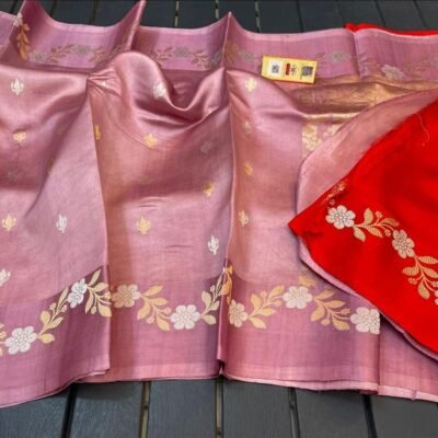 Pure Raw Mango Silk Sarees