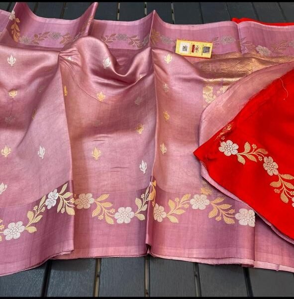 Pure Raw Mango Silk Sarees