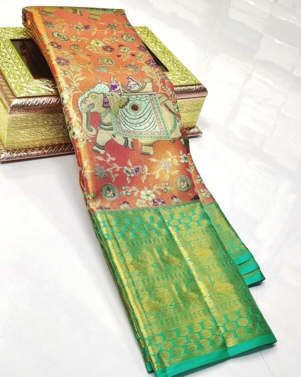Special Pure Kanchipattu Floral