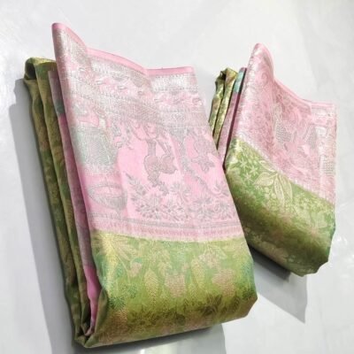 Pure kanchipattu resham warp