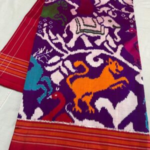 Exclusive ikkat pattu saree