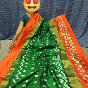 Ikkat silk sarees