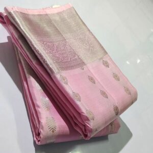 Trendy kanchipattu resham Meena butties designs