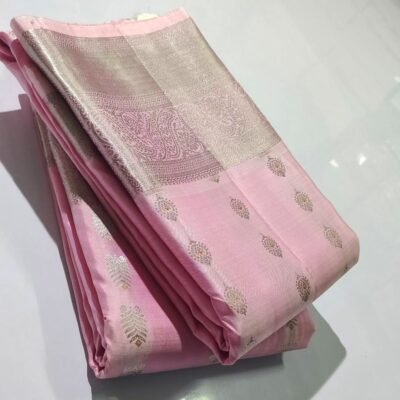 Trendy kanchipattu resham Meena butties designs
