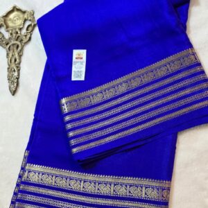 Pure crepe Mysore silk sarees