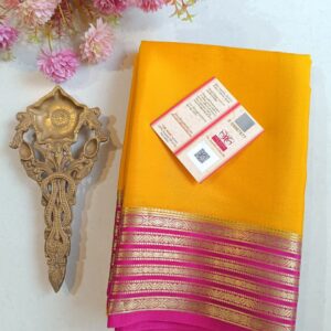 Pure crepe Mysore silk sarees