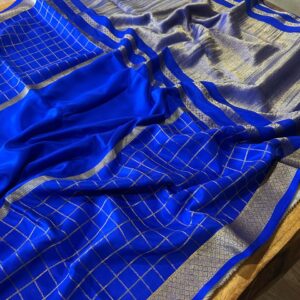 Pure crepe Mysore silk sarees