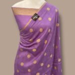 Banarasi handloom kora organza dyble saree