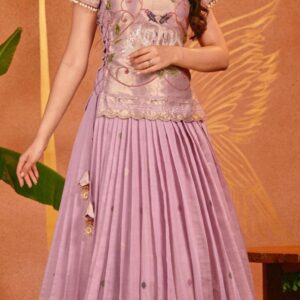 Kamakshi Pethani Cotton Silk Jacket Indo Western