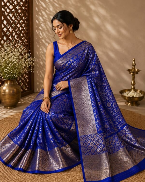 Pure crepe brocade Mysore silk sarees