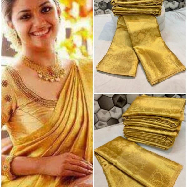 Banarasi Tissue tanchui silk soft saree- Semi