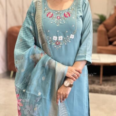 Pure roman silk kurti