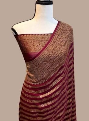New Soft Georgette Silk Saree