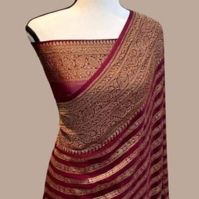 New Soft Georgette Silk Saree